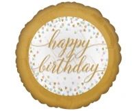 Foil balloon 18" CIR - Pastel Confetti EOL
