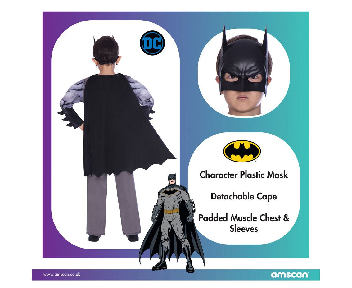 Costume for children Batman Classic, 4-6 years EOL