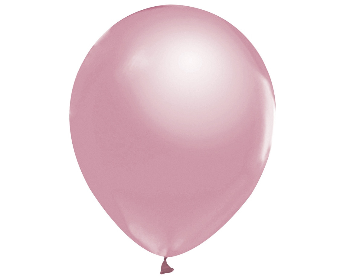 Balloons B&C 12", metallic light pink, 50pcs