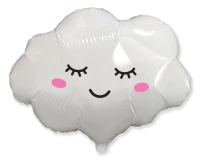 Foil balloon Cloud, packed, Fx, 24" EOL