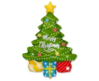 Foil balloon XMas Tree, packed, FX, 24"