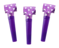 Paper blowouts Polka Dots, lavender / 100 pcs