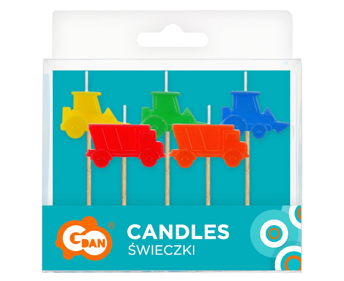 Pick candles Building Works, 5 pcs EOL