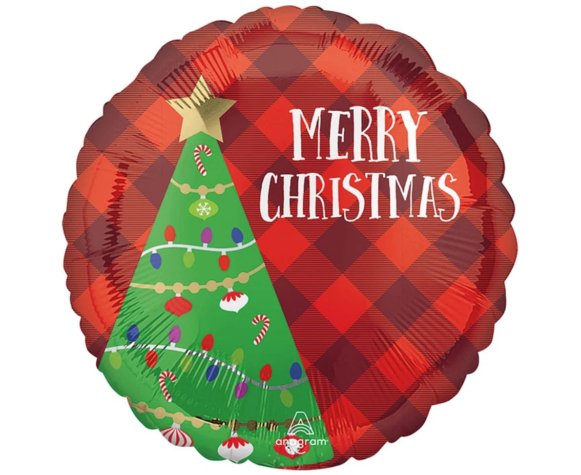 Foil balloon XMas Tree, 18" EOL