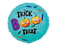 Foil balloon BOO! (Trick or Treat), 18" EOL