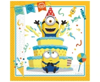 Paper napkins Minions The Rise of Gru, 33 x 33 cm, 20 pcs