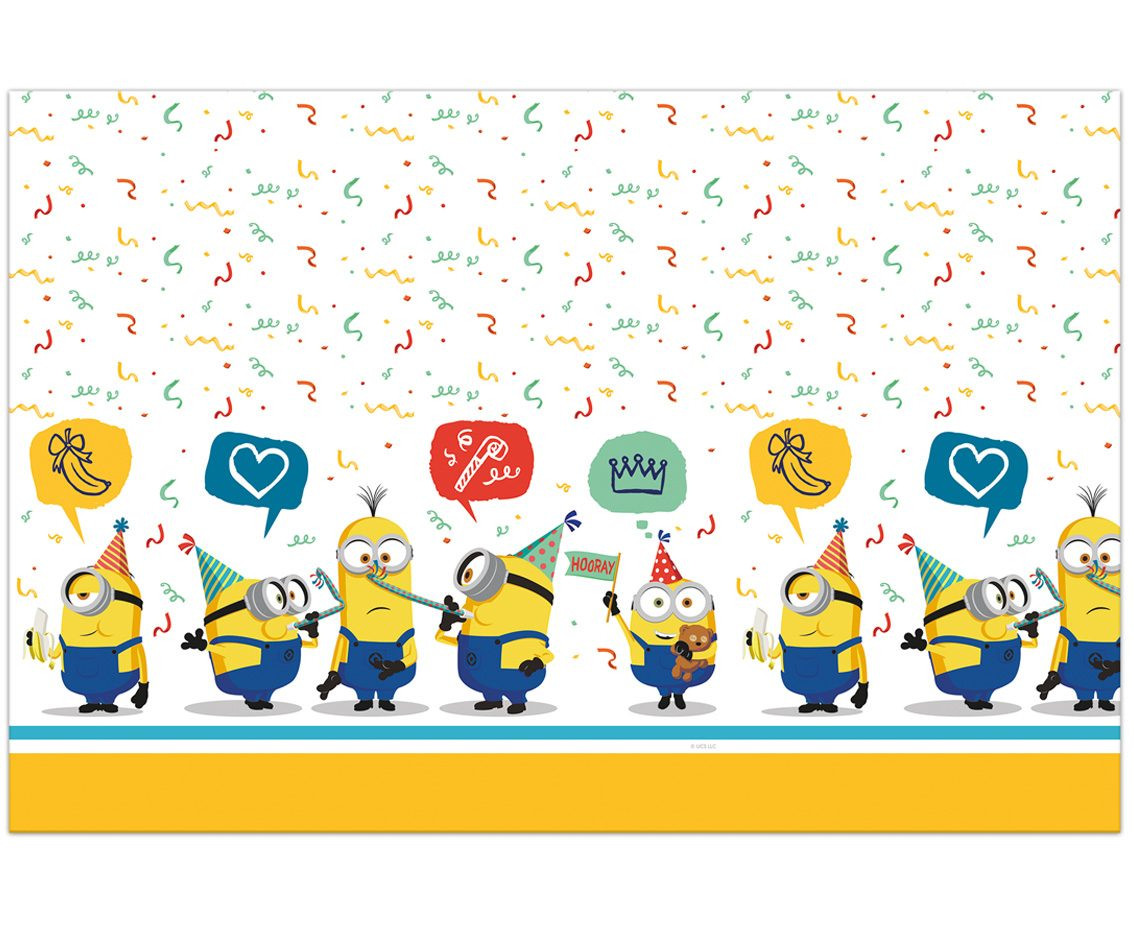 Foil table cloth Minions 2 - The Rise of Gru - 120 x 180 cm