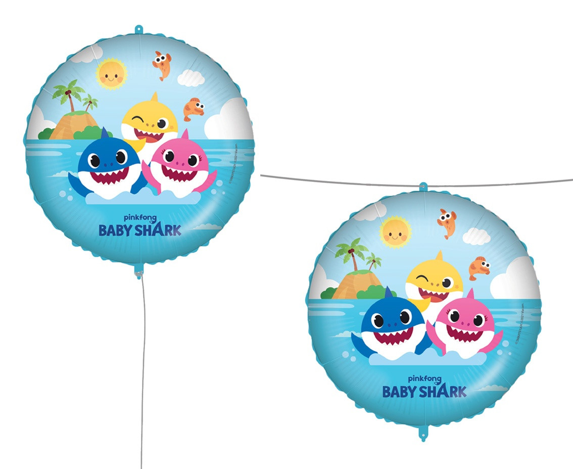 Foil balloon 18" Baby Shark Fun in the Sun
