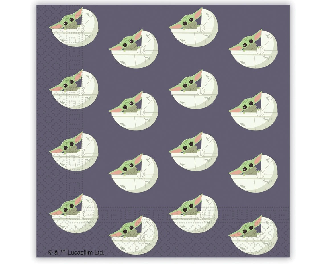 Paper napkins Star Wars - The Mandalorian, 33 x 33 cm, 20 pcs