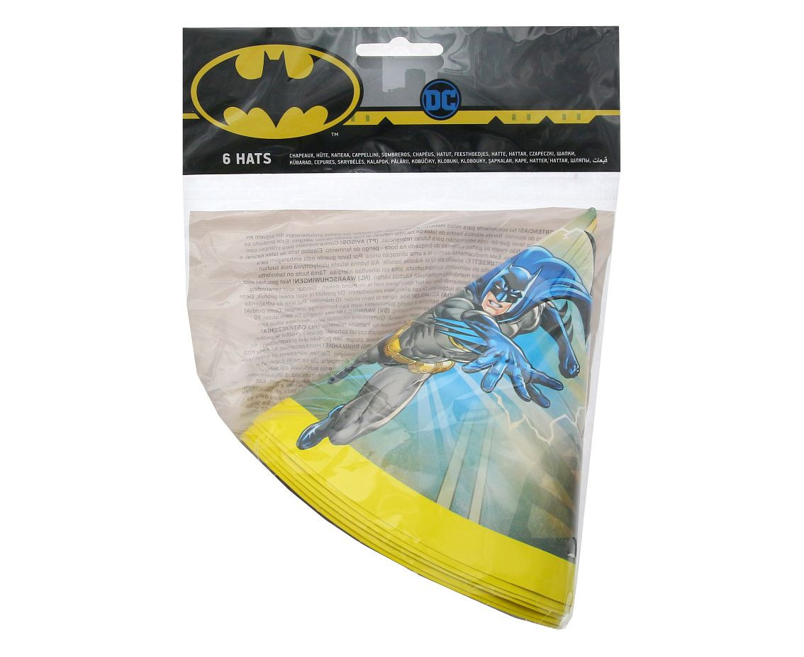 Paper hats Batman Rogue Rage, 6 pcs