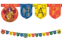 Banner Harry Potter Hogwarts Houses - Happy Birthday EOL