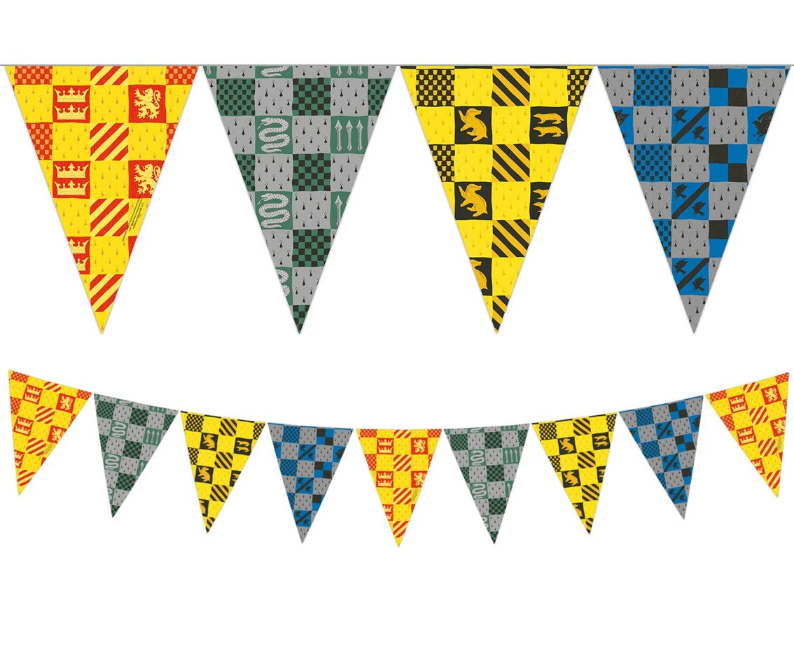 Flag Banner Harry Potter Hogwarts Houses EOL