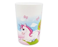 Plastic cups Unicorn, 230 ml, 2 pcs EOL