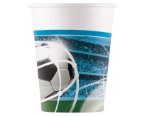 Paper cups (WM) Soccer Fans, 200 ml, 8 pcs