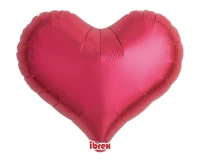 Ibrex Helium balloon, Jelly Heart 14", Metallic Red, 5 pcs