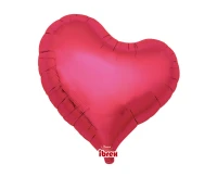 Ibrex Helium balloon Sweet Heart, 14", Metallic Red, 5 pcs