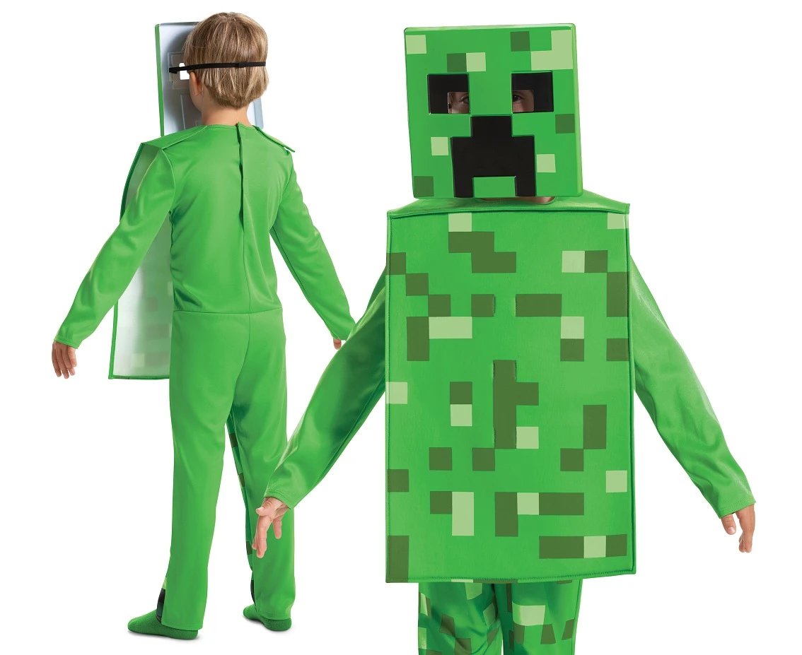 Role play costume Minecraft Creeper (licensed), size S (4-6 yrs)