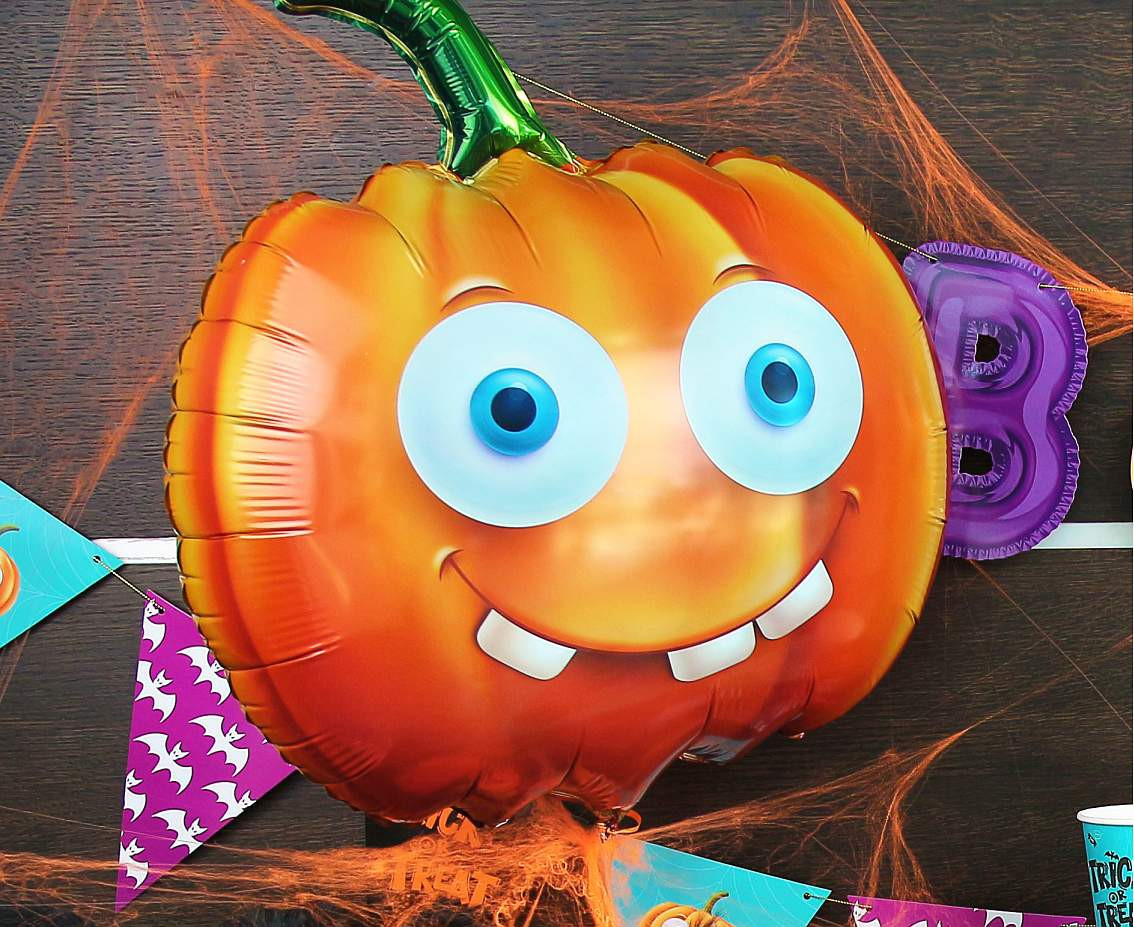 Foil balloon Pumpkin, 44 x 43 cm