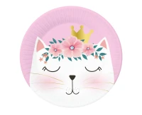 Paper plates Cat collection, 18 cm, 6 pcs