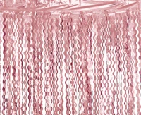 Fringe Deco Curtain B&C Swirls, metallic rose gold, 100 x 200 cm EOL