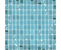 Curtain Fringe Deco B&C Square, metallic turquoise, 100 x 200 cm EOL
