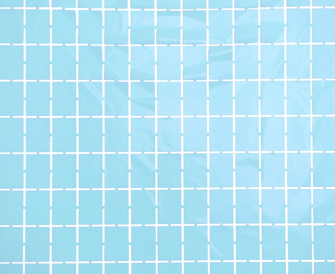 Fringe Deco Curtain Square, pastel light blue, 100 x 200 cm EOL