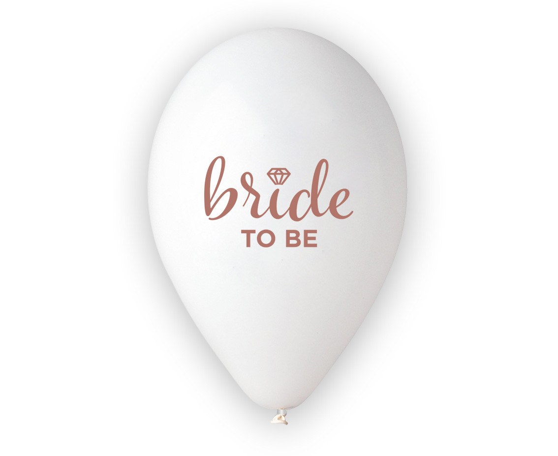Balloons Gemar 13", pastel premium helium bride to be, 5pcs