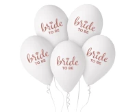 Balloons Gemar 13", pastel premium helium bride to be, 5pcs