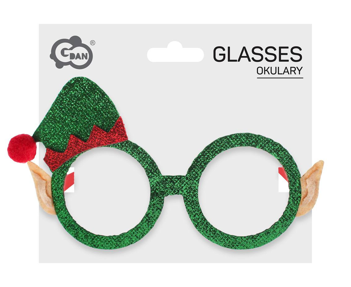 XMas party glasses Elf Hat