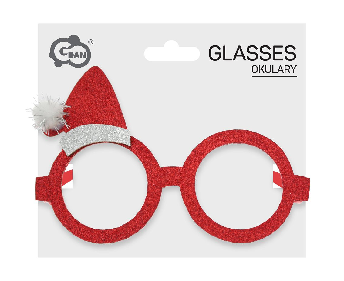 XMas party glasses Santa Hat
