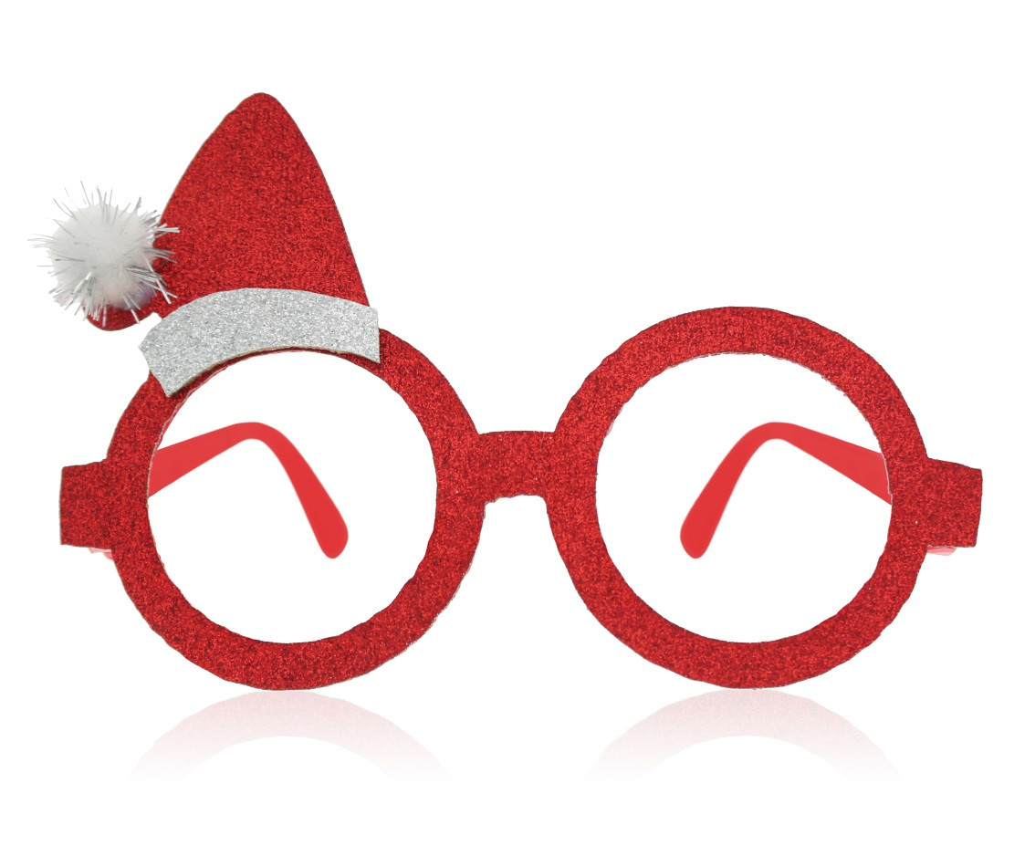 XMas party glasses Santa Hat
