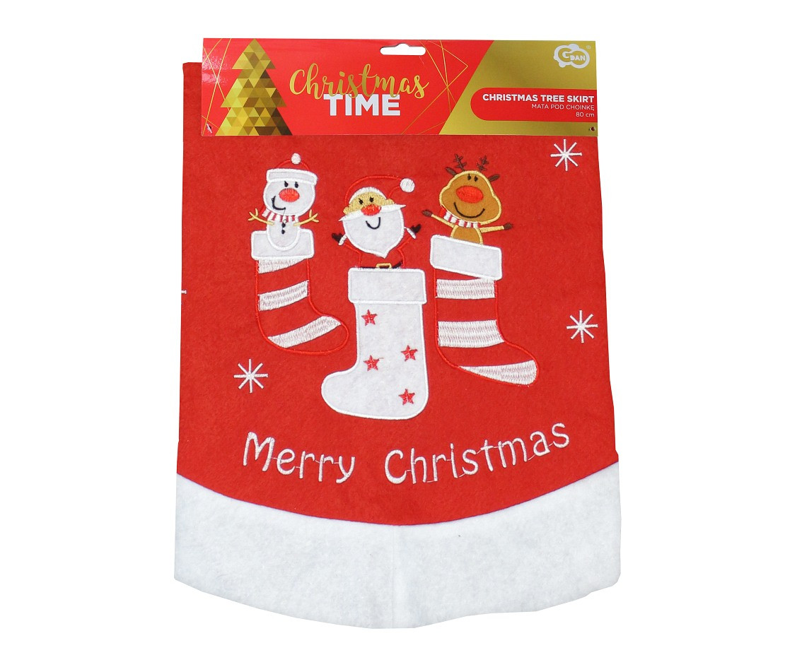 XMas tree skirt Red, size 80 cm