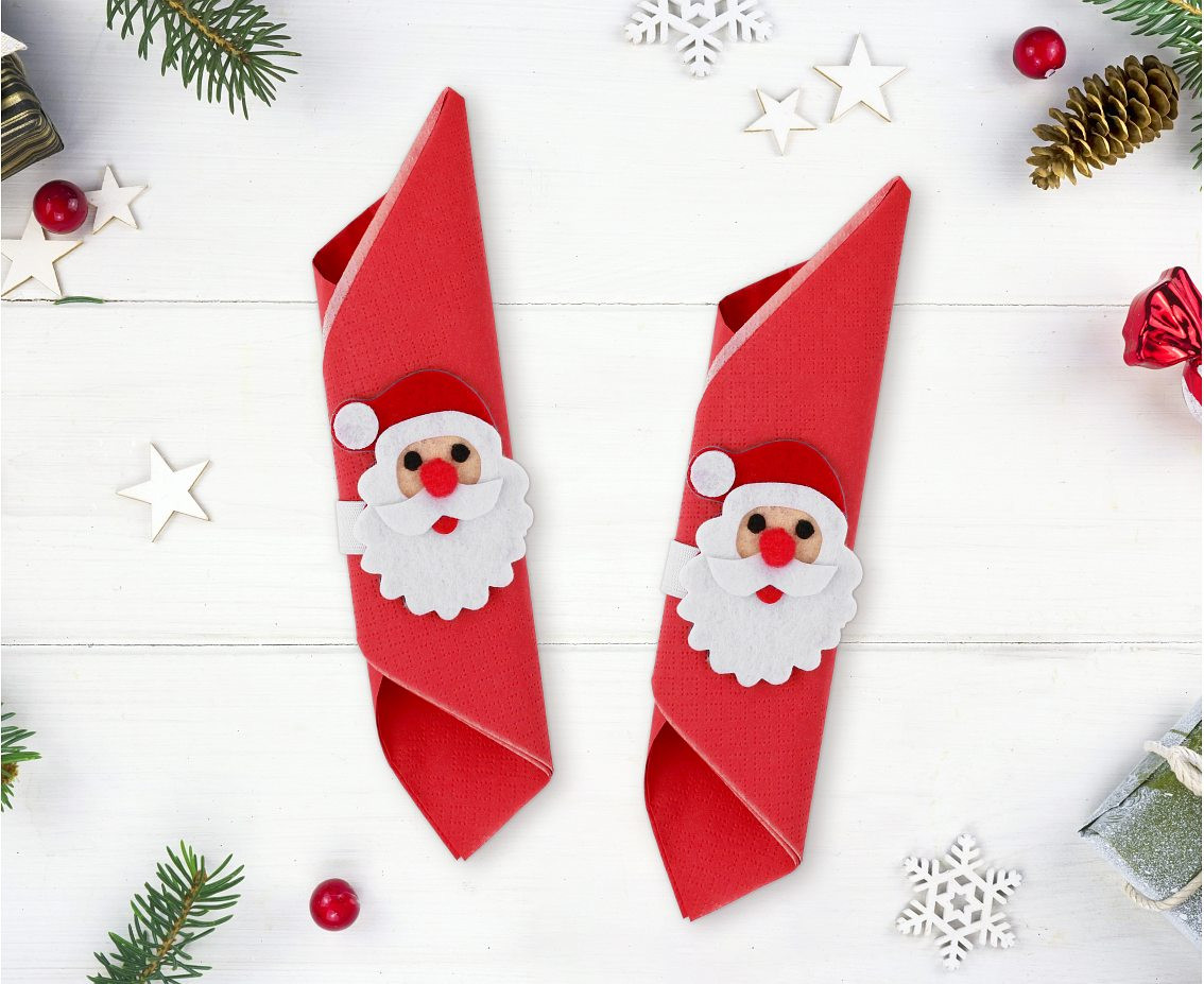 Napkin deco Santa, 2 pcs