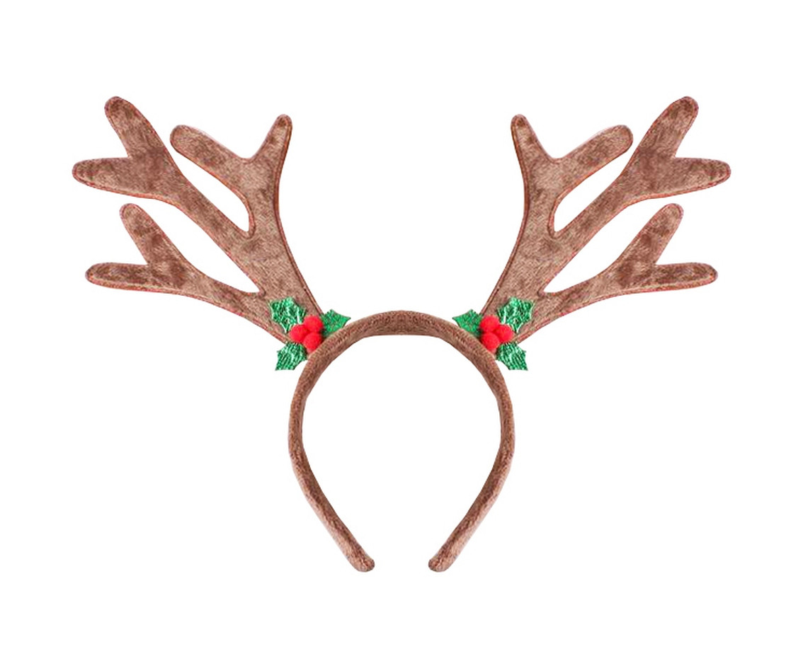 Headband Reindeer Antlers, brown