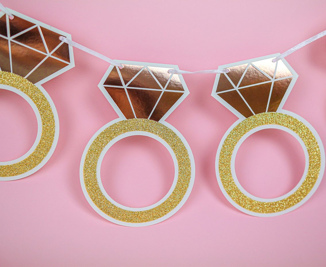 Ring paper garland, 160 cm EOL