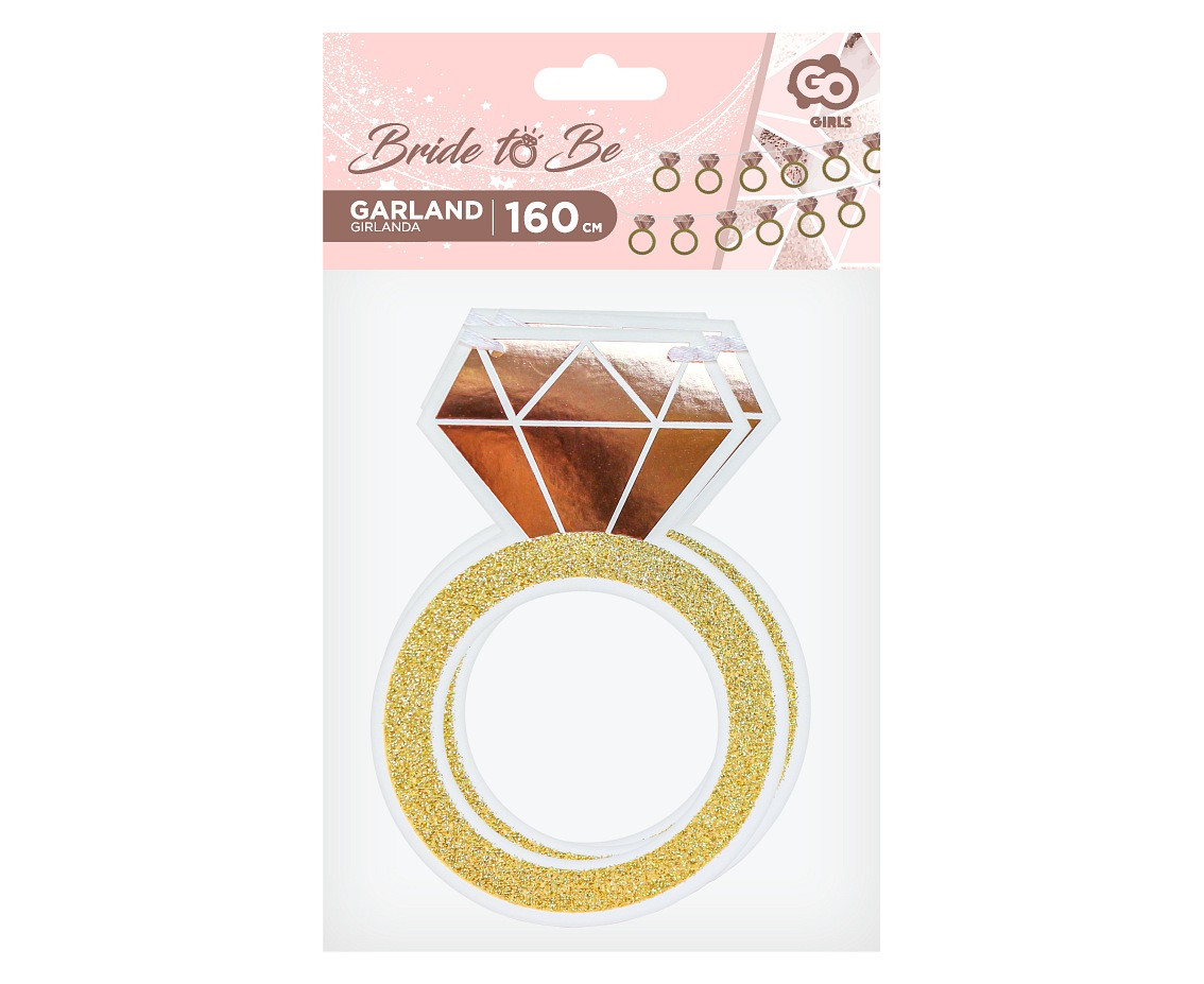 Ring paper garland, 160 cm EOL