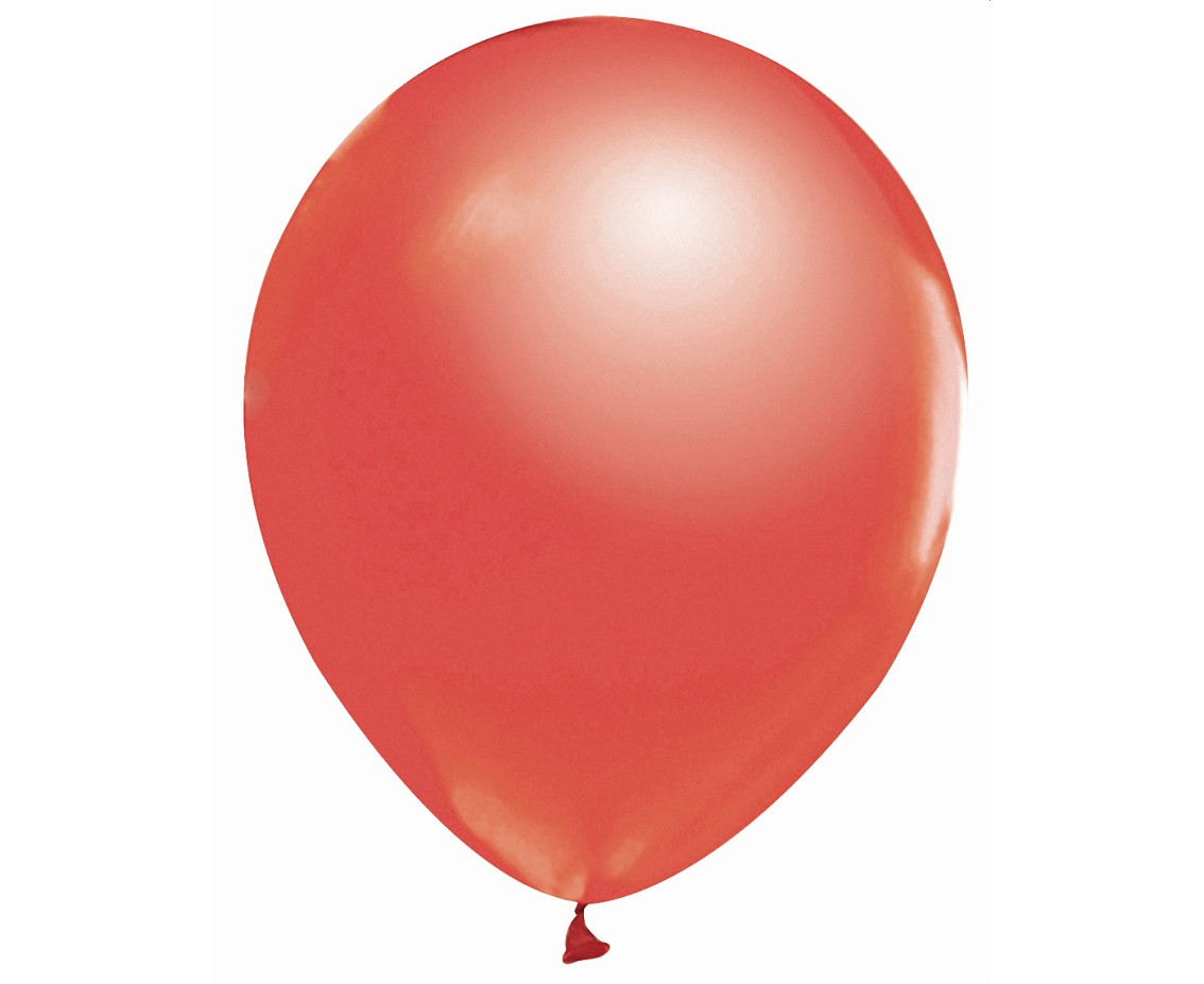 Balloons B&C 12", red metallic, 50pcs