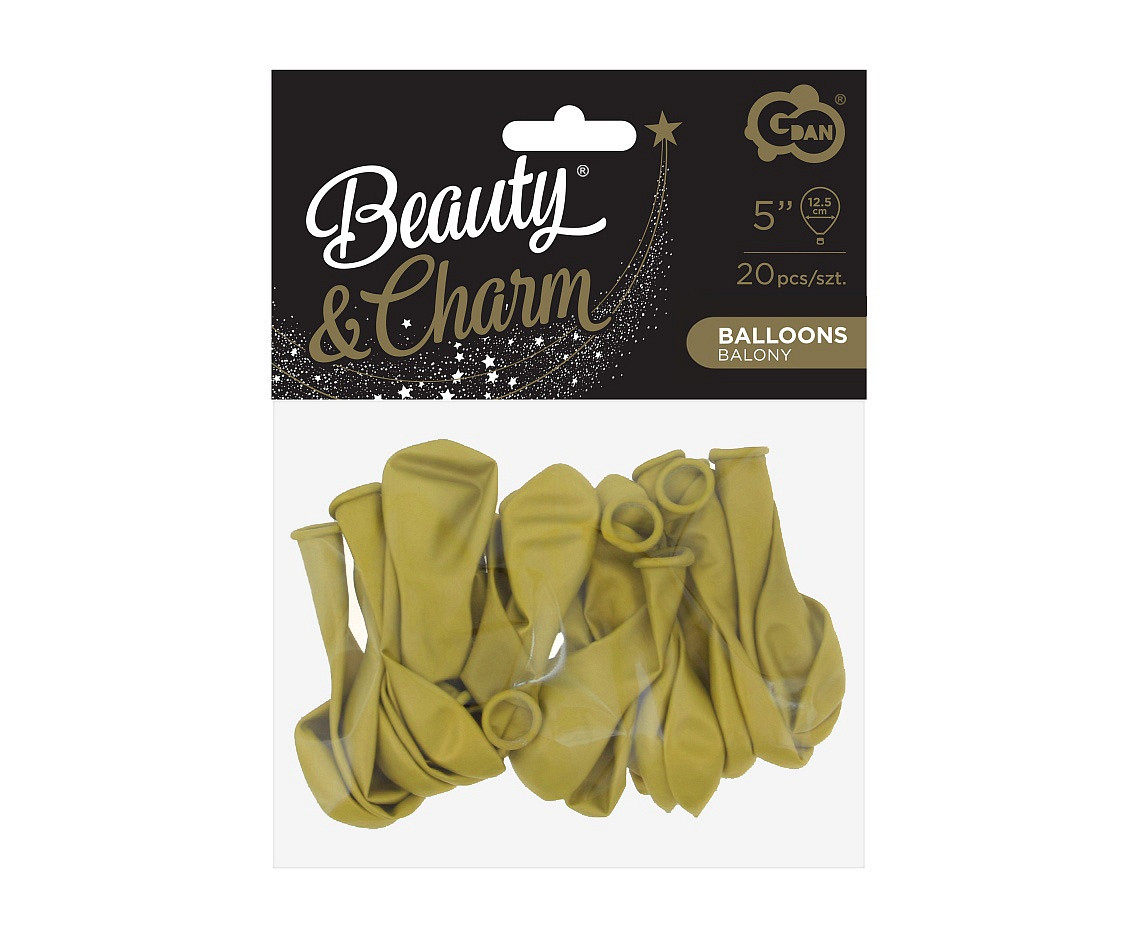 Balloons B&C 5", pastel olive, 20pcs EOL