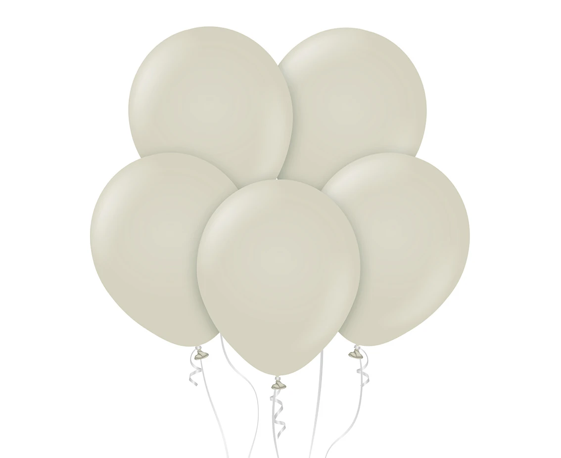 Balloons B&C 12", pastel gray- beige, 50pcs EOL