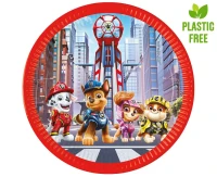 Paper plates Paw Patrol: The Movie (Nickelodeon) next generation, 23cm, 8  pcs. (plastic-free)
