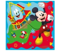 Paper napkins Mickey Rock The House, size 33x33 cm, 20 pcs. EOL