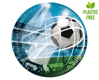 Paper plates Soccer Fans (next generation) 20 cm, 8 pcs. (plastic-free)