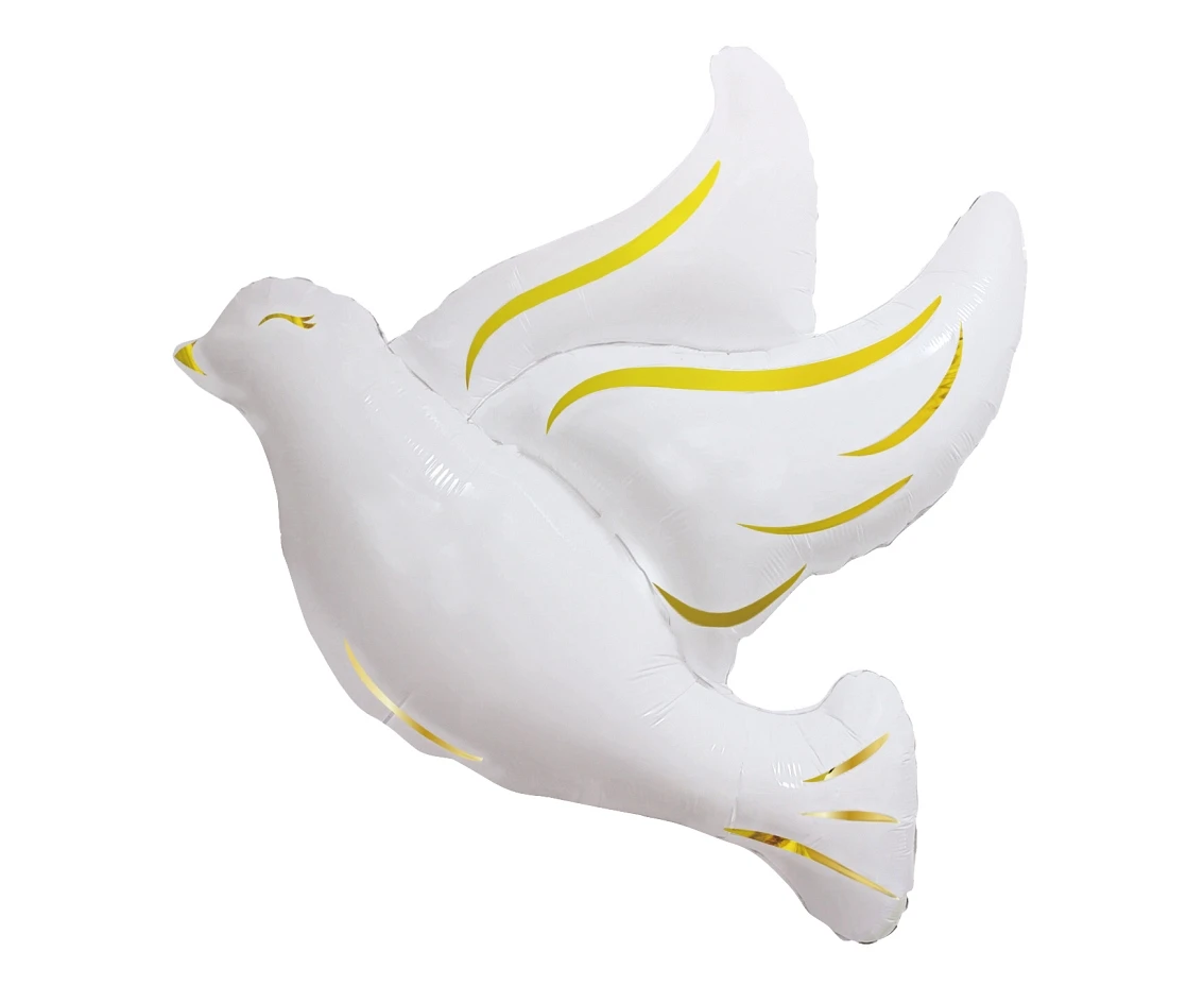 Foil balloon - Dove 92x84 cm EOL