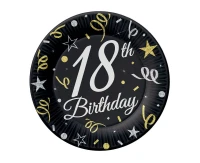 Paper plates B&C 18, 18 cm, 6 pcs