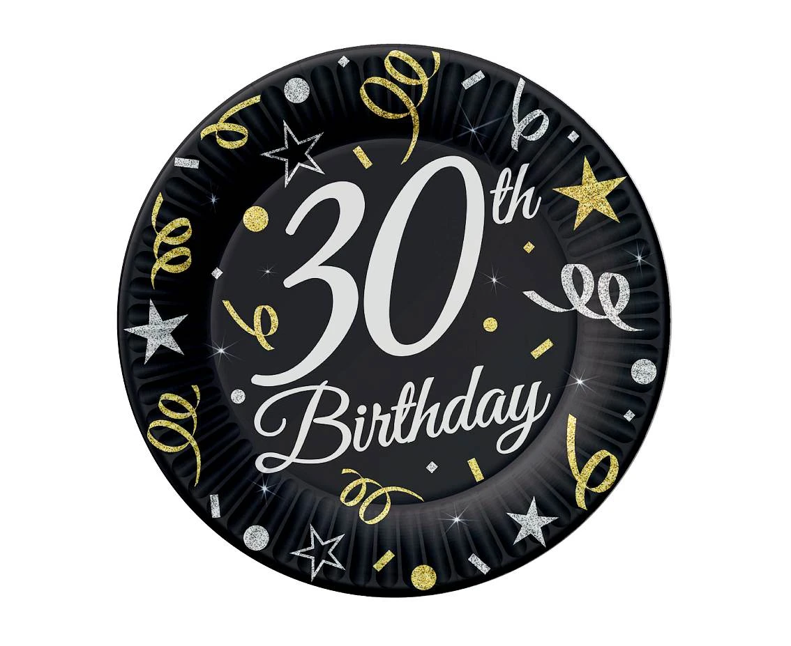 Paper plates B&C 30, 18 cm, 6 pcs