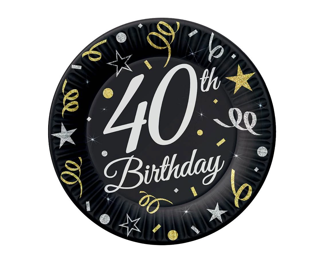Paper plates B&C 40, 18 cm, 6 pcs