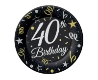 Paper plates B&C 40, 18 cm, 6 pcs