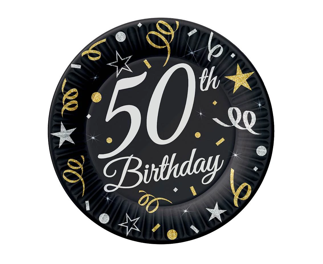 Paper plates B&C 50, 18 cm, 6 pcs