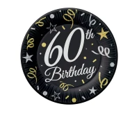 Paper plates B&C 60, 18 cm, 6 pcs