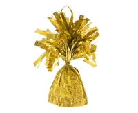 Foil weight for helium balloons, holographic gold, 160 g / 1 pc